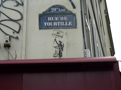 photo graffiti Paris 20eme arrondissement
